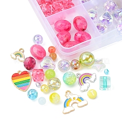 DIY Regenbogenfarbenes Pride-Armband-Herstellungsset&nbsp;OACR-FS0004-20