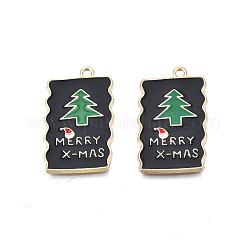 Crémaillère placage pendentifs en émail d'alliage&nbsp;ENAM-N055-141