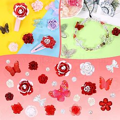 Accessori fai da te acrilici in resina tinta aureola&nbsp;FIND-SX0001-325