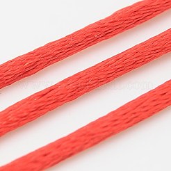 Cordones de cola de rata de satén de nailon&nbsp;NWIR-A003-04