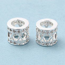 Cremagliera in ottone placcatura zirconi European Beads&nbsp;KK-R147-08S
