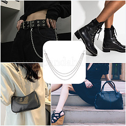 Cadenas de hierro para correas de botas con rhinestone&nbsp;AJEW-WH20042-37