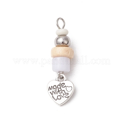 Pendentifs en alliage de style tibétain&nbsp;PALLOY-JF03967-02