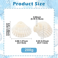 200g natürliche Muschelanhänger&nbsp;SSHEL-YW0001-14