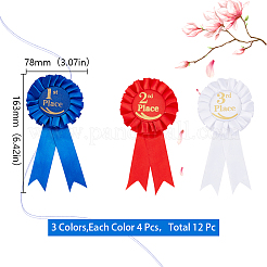 12 nastro di raso premio a 3 colori&nbsp;JEWB-GO0001-07