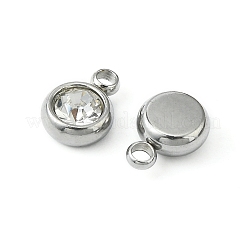 20 Stück 201 Edelstahl-Strass-Anhänger.&nbsp;STAS-YW0002-02A