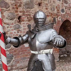 Gürtel-Schwerthalter aus PU-Leder für mittelalterliche Renaissance-Cosplay-Requisiten&nbsp;AJEW-WH0248-586