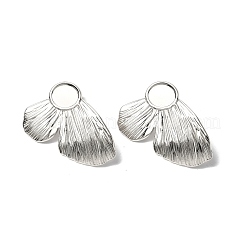 Boucles d'oreilles à tige en acier inoxydable 304 anti-ternissement&nbsp;STAS-F286-06B-P