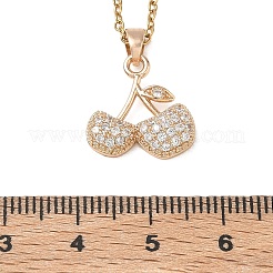 Collane con pendente in ottone e zirconi cubici&nbsp;SA-CBA7E55-04G-01