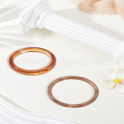 2 bracelet en résine 2 styles pour femmes&nbsp;BJEW-LP0004-48B