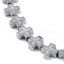 Galvanisierte synthetische nichtmagnetische Hämatitperlenstränge&nbsp;G-K375-D02-02