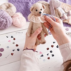 12 Stil Kunststoff-Sicherheitsnasen für Hunde&nbsp;FIND-GF0004-64