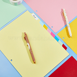 Fogli divisori per indice di quaderno con copertina rigida in carta&nbsp;AJEW-WH0314-735