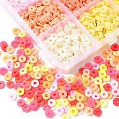 2250 Stück 15 Farben handgefertigte Polymer Clay Perlen&nbsp;CLAY-YW0001-25B
