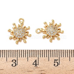 Messing micro pave klar zirkonia charme&nbsp;KK-B160-13G
