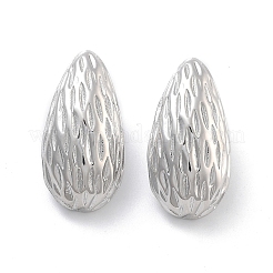 Pendientes de botón de acero inoxidable 304 que no se deslustran&nbsp;EJEW-K281-19P