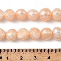 Brins de perles de culture d'eau douce naturelles&nbsp;PEAR-P064-19K-01A