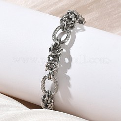 Gliederkettenarmbänder aus 304 Edelstahl für Damen&nbsp;BJEW-A160-08P