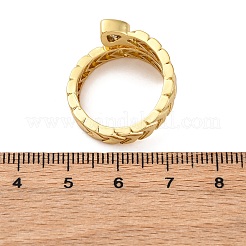 Bagues de manchette ouvertes en laiton pour femmes&nbsp;RJEW-G341-05G-02