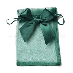Rechteckige Geschenktüten aus Organza mit Kordelzug&nbsp;LS-OP-K002-02