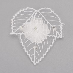 Accessori per costumi da ricamo in pizzo in fibra di latte&nbsp;DIY-WH0019-53