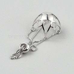 925 ciondolo con gabbia di perline in argento sterling&nbsp;STER-WH0008-88P