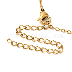 Collane con ciondolo in ottone a forma di dinosauro&nbsp;NJEW-B114-01G-04