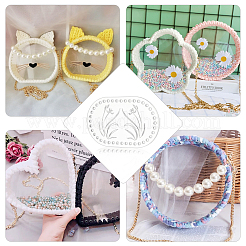 Fondos de canasta de acrílico&nbsp;DIY-WH0184-18