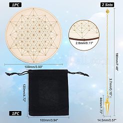 2 set di pendoli in lega per la divinazione&nbsp;FIND-UN0001-39