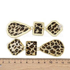 Pendientes colgantes de aleación acrílica&nbsp;EJEW-M075-01G-05