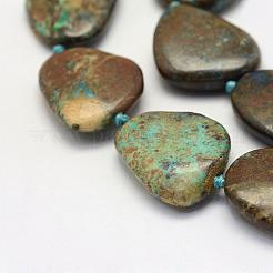 Natur Chrysokoll Perlen Stränge&nbsp;G-G695-04