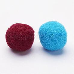 Diy Puppe Handwerk Polyester hoch-elastischen Pom Pom Ball&nbsp;FIND-WH0001-18mm
