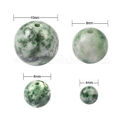 340 pz 4 sies perline di diaspro punto verde naturale&nbsp;G-LS0001-21