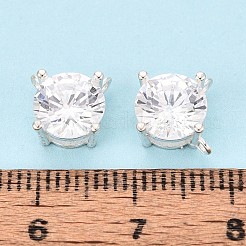 925 ciondolo in argento sterling con micro pavè di zirconi trasparenti&nbsp;STER-N017-17C-S