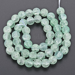 Chapelets de perles en verre craquelé&nbsp;GLAA-S192-D-008E