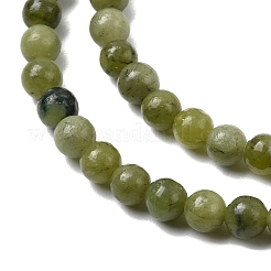 Natürliche chinesische Jade/südliche Jade Perlen Stränge&nbsp;G-G735-38-4mm