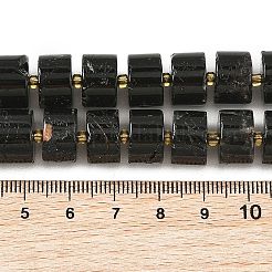 Natürliche schwarze Turmalin Perlen Stränge&nbsp;G-K245-C13