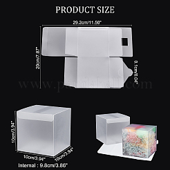 Transparente Plastikboxen&nbsp;CON-WH0092-09B