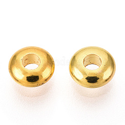 Goldenen Messing Rondelle Distanzscheibe&nbsp;X-KK-E246-G