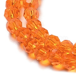 Chapelets de perles en verre transparente  &nbsp;LS-EGLA-A035-T4mm-D05