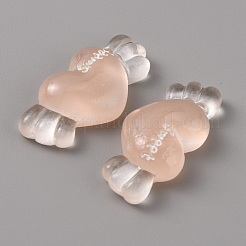 Transparente Harzcabochons&nbsp;RESI-WH0035-04B