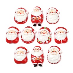 Weihnachtliche Cabochons aus undurchsichtigem Harz&nbsp;RESI-K030-03