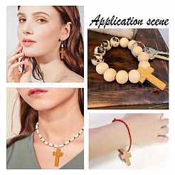 100 pendentif en bois de 2 styles.&nbsp;WOOD-SC0001-43