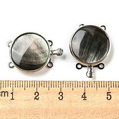 Fermoir de boîte à lèvres noir&nbsp;G-C104-06C-P