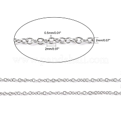 Chaînes de câbles en acier inoxydable 304 de 3.28 pied&nbsp;X-CHS-R003-0.5mm