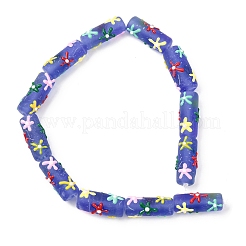 Handgefertigte Bunte Malerei Emaille Perlen&nbsp;LAMP-B051-01G