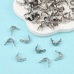 Embouts de perles en acier inoxydable résistant au ternissement&nbsp;X-STAS-R061-01