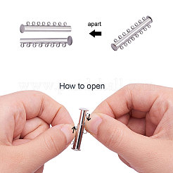 Ottone diapositiva magnetico fermagli di blocco&nbsp;KK-PH0034-55