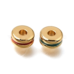Messing Emaille-Perlen&nbsp;KK-G605-05G