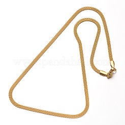 Halsketten mit Gliederketten aus 304 Edelstahl&nbsp;X-NJEW-O066-32